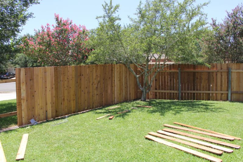 New Wooden Fence