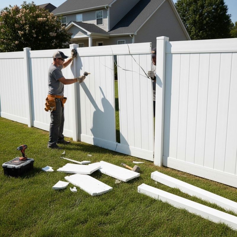 Pvc Fence Repair detail